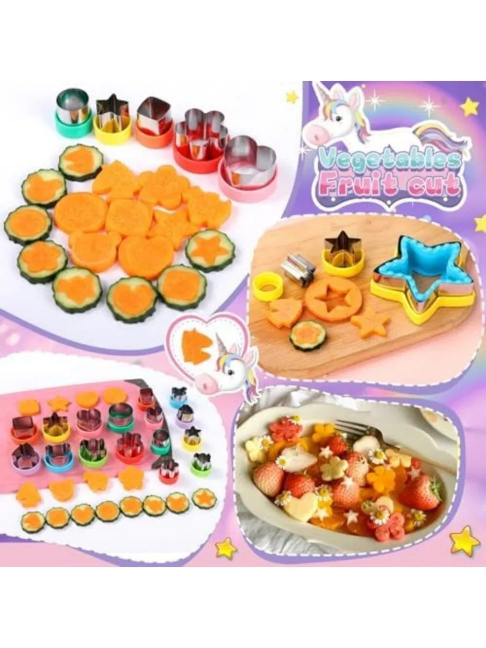 24 Pcs Sandwich & Cookie Cutters Set | Uncrustable Bread Maker Tools